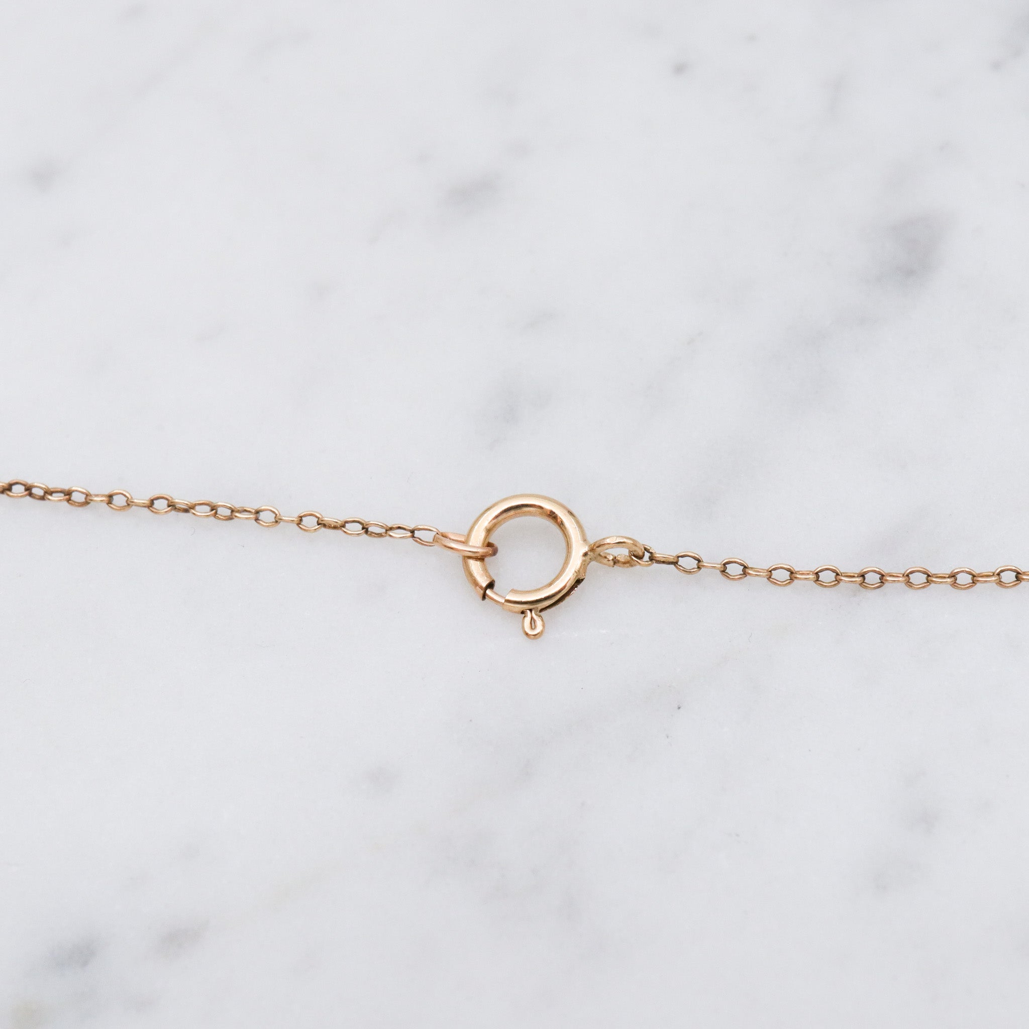Retro two toned gold plated rosebud heart pendant necklace